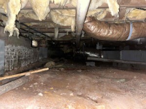 crawl space insulation repair - sedona waterproofing solutions - china grove nc