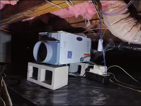 Crawl Space Waterproofing Charlotte - Dehumidifier
